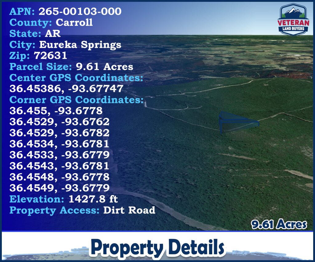 Land for sale Carroll County Arkansas