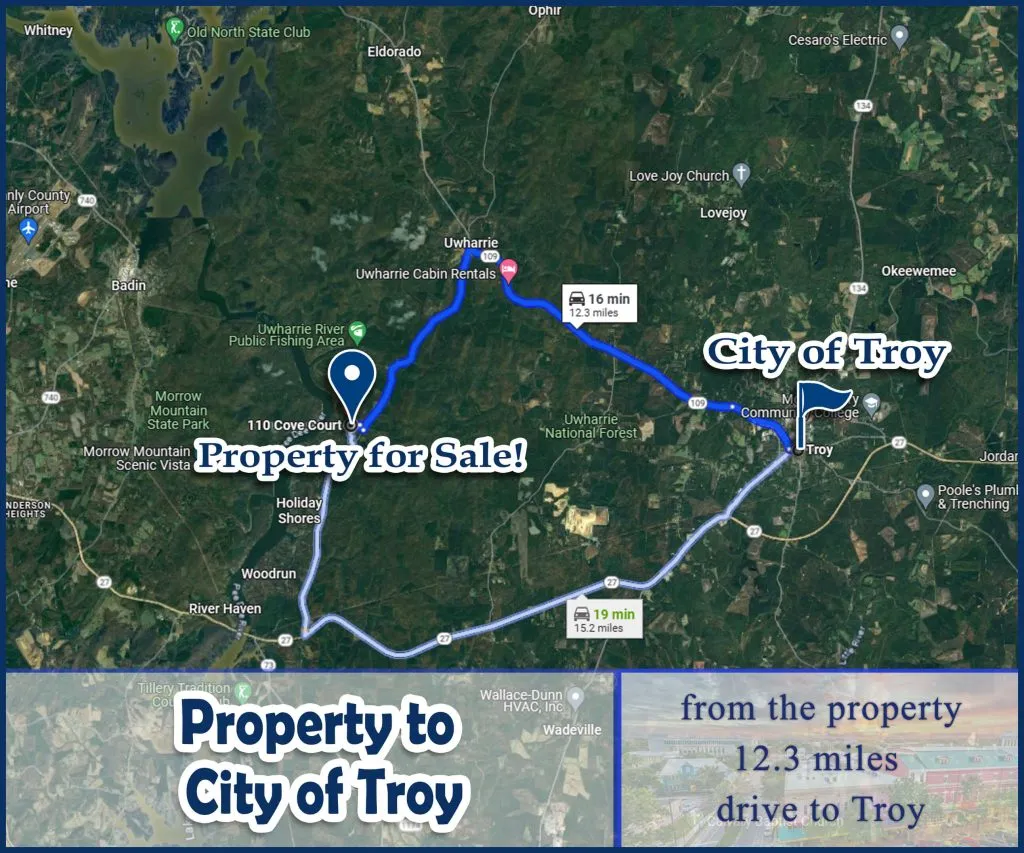 110 Cove Ct Montgomery County NC FB230608 - Property to City Troy