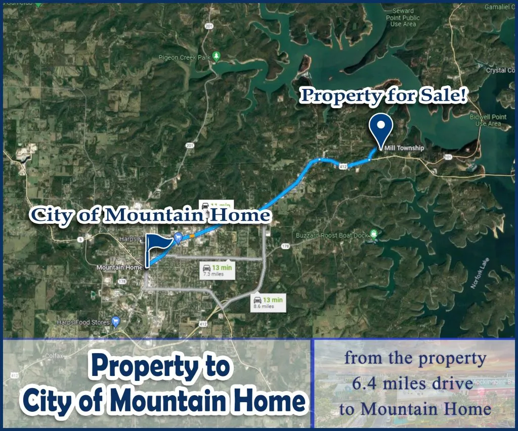 Mountain Home Baxter County AR - Property to City of Mountain Home