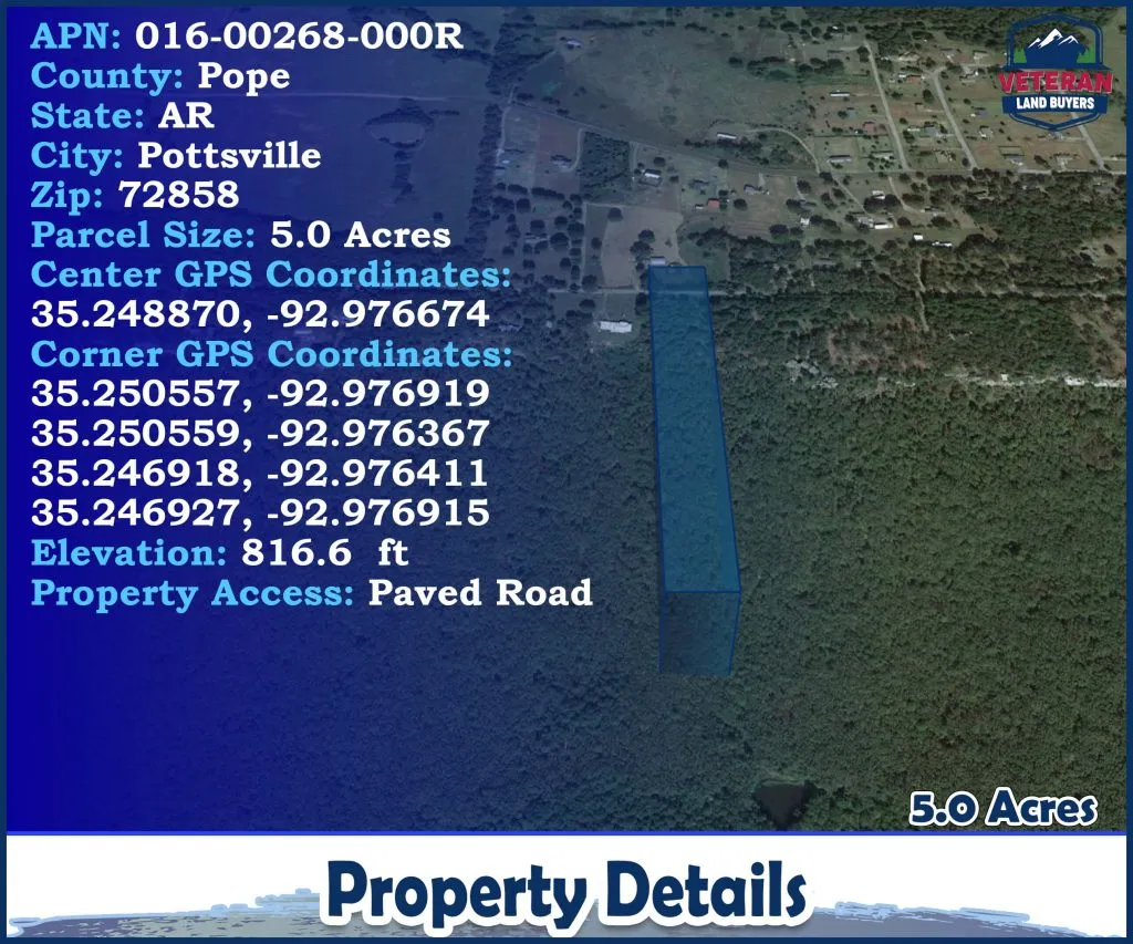 Pottsville Pope County AR Lot B N5875